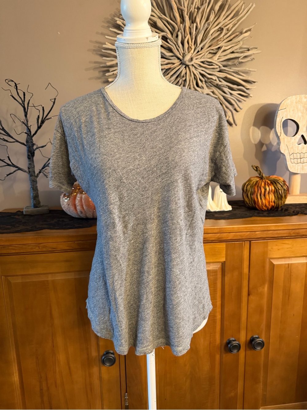 Madewell tee in grey short sleeve